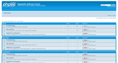 Desktop Screenshot of forum.hyperbolicsoftware.com