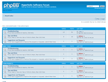 Tablet Screenshot of forum.hyperbolicsoftware.com